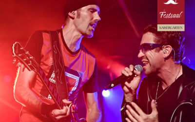 U2-Tribute live im Kaisergarten: 4U aus Belgien im Festsaal