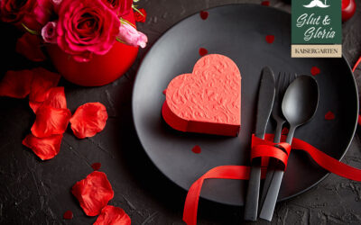 Valentinstag im Glut & Gloria – süße Verführung und romantisches Drei-Gänge-Menü